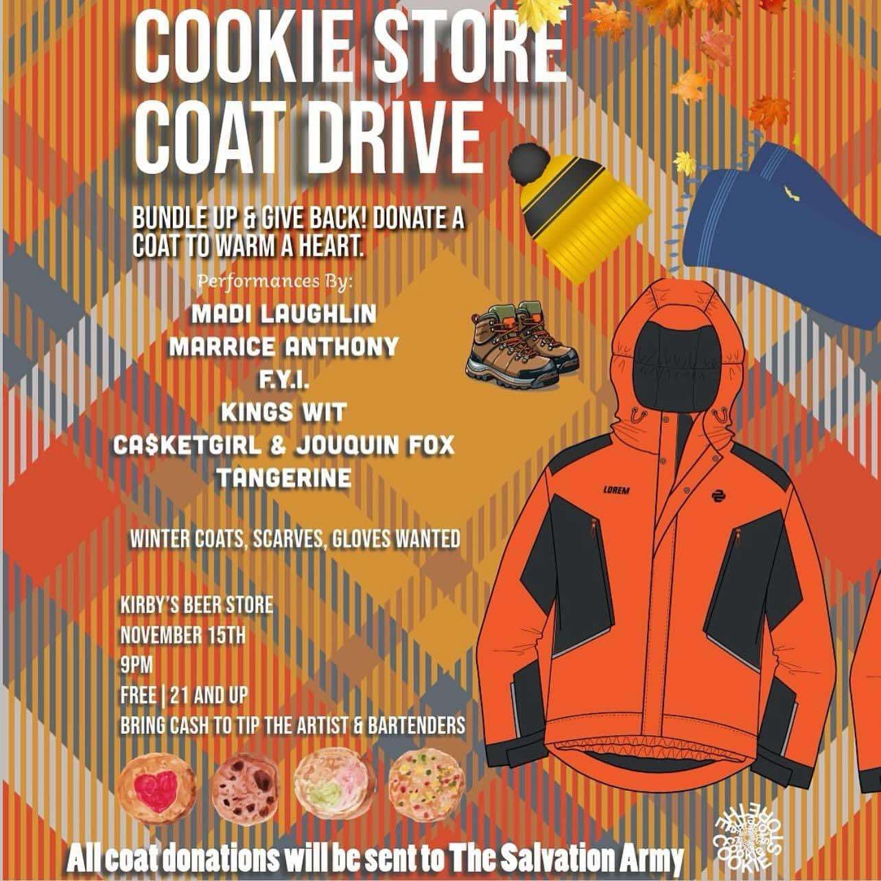Cookie Store Coat Drive