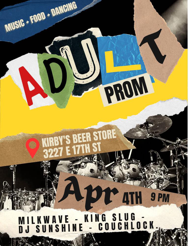 Alternative Prom featuring DJ Sunshine // MILKWAVE // King Slug // COUCHLOCK.