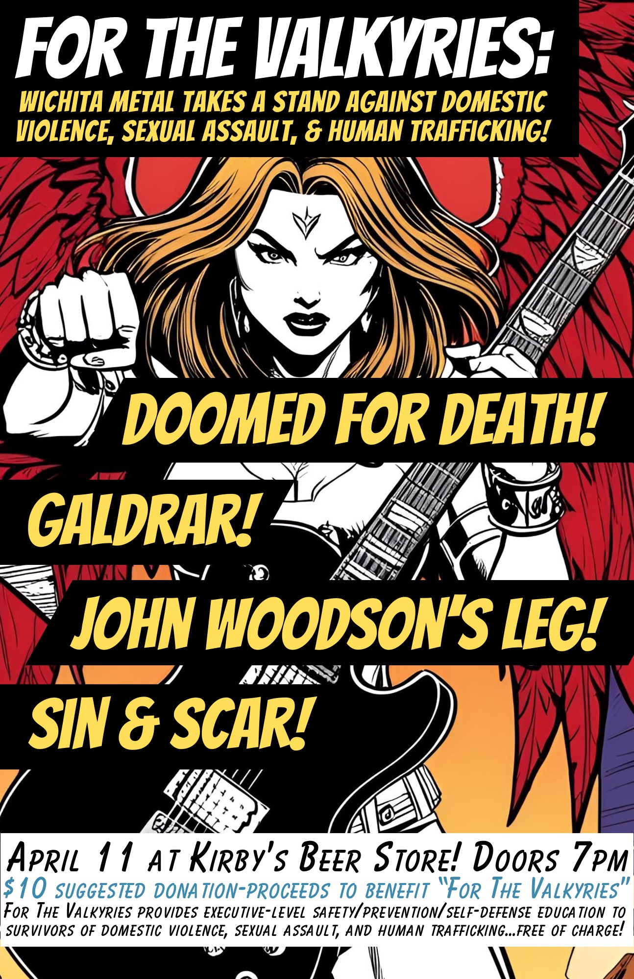 Doomed for Death // Galdrar // John Woodson’s Leg // Sin & Scar