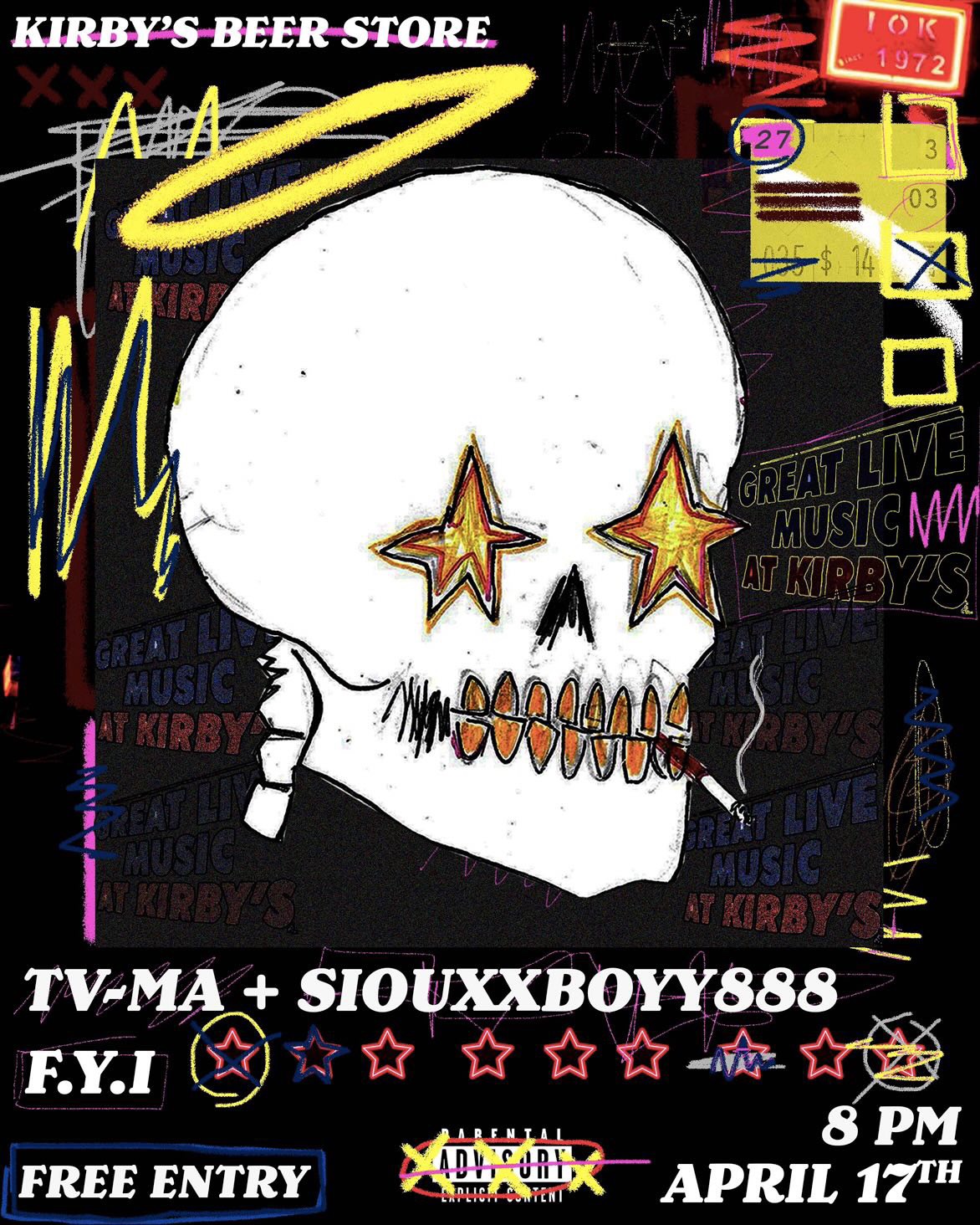 TV-MA // Siouxxboyy // The 27 Club // FYI