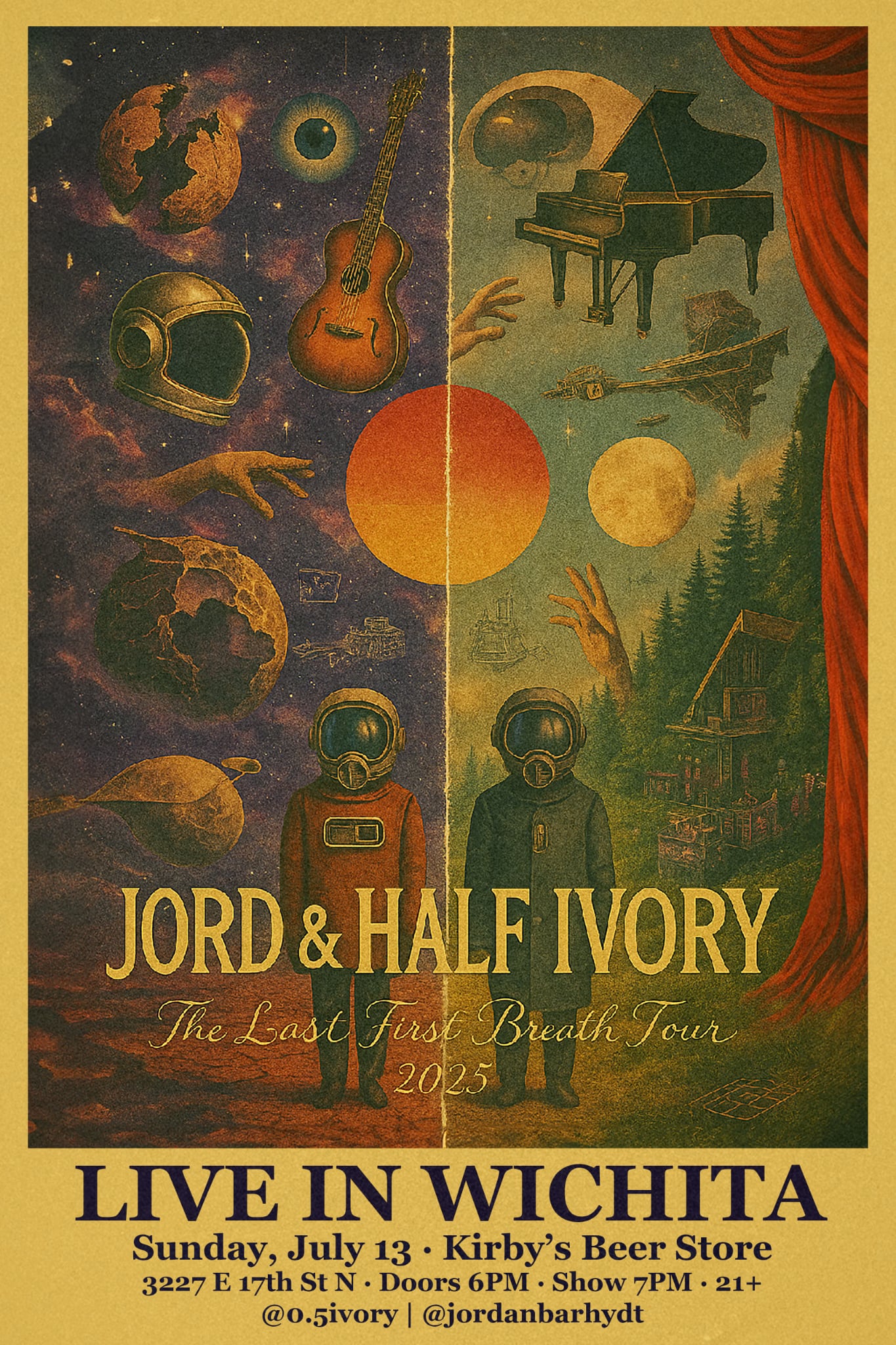 Half Ivory (NYC/ICT Jazz Fusion) // Jord (NYC Jazz) // Josuè Estrada Band