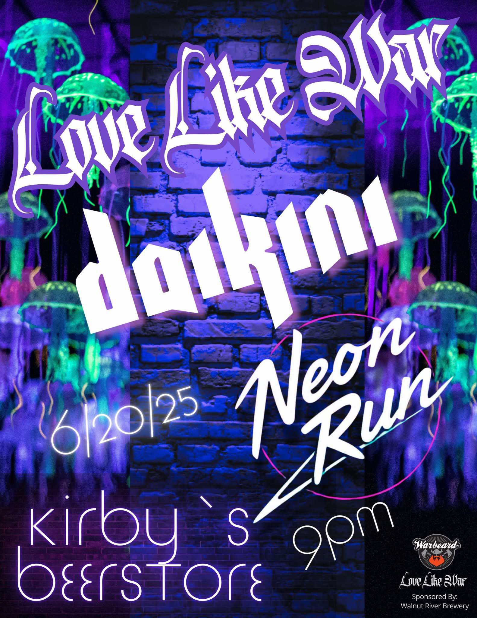 Love Like War // Daikini // Neon Run // Phiya