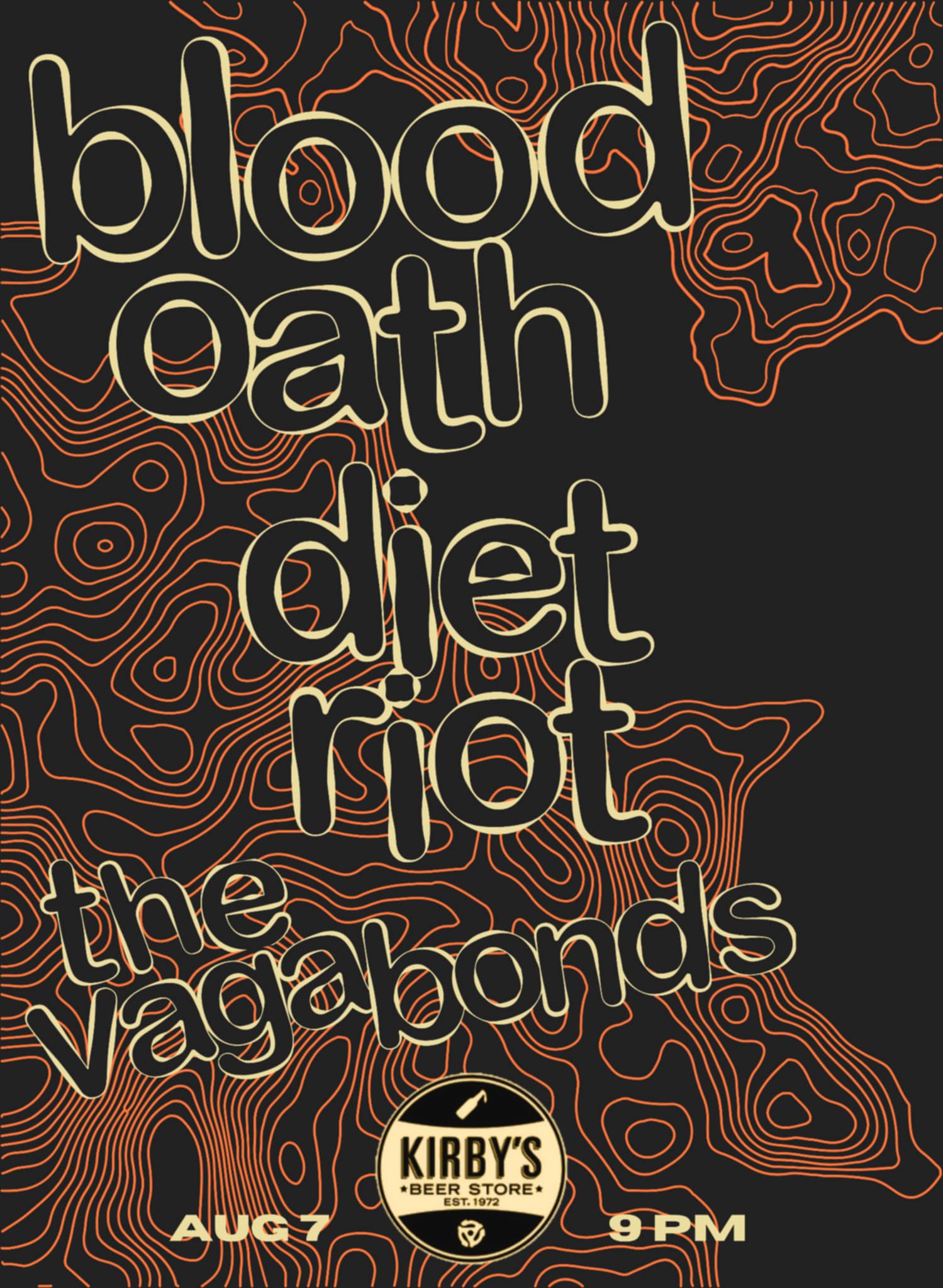 Blood Oath // Diet Riot // The Vagabonds