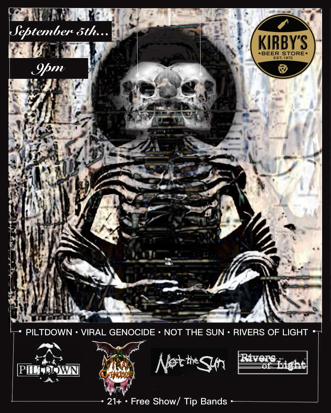 PILTDOWN // Viral Genocide // Sin & Scar // Rivers of Light