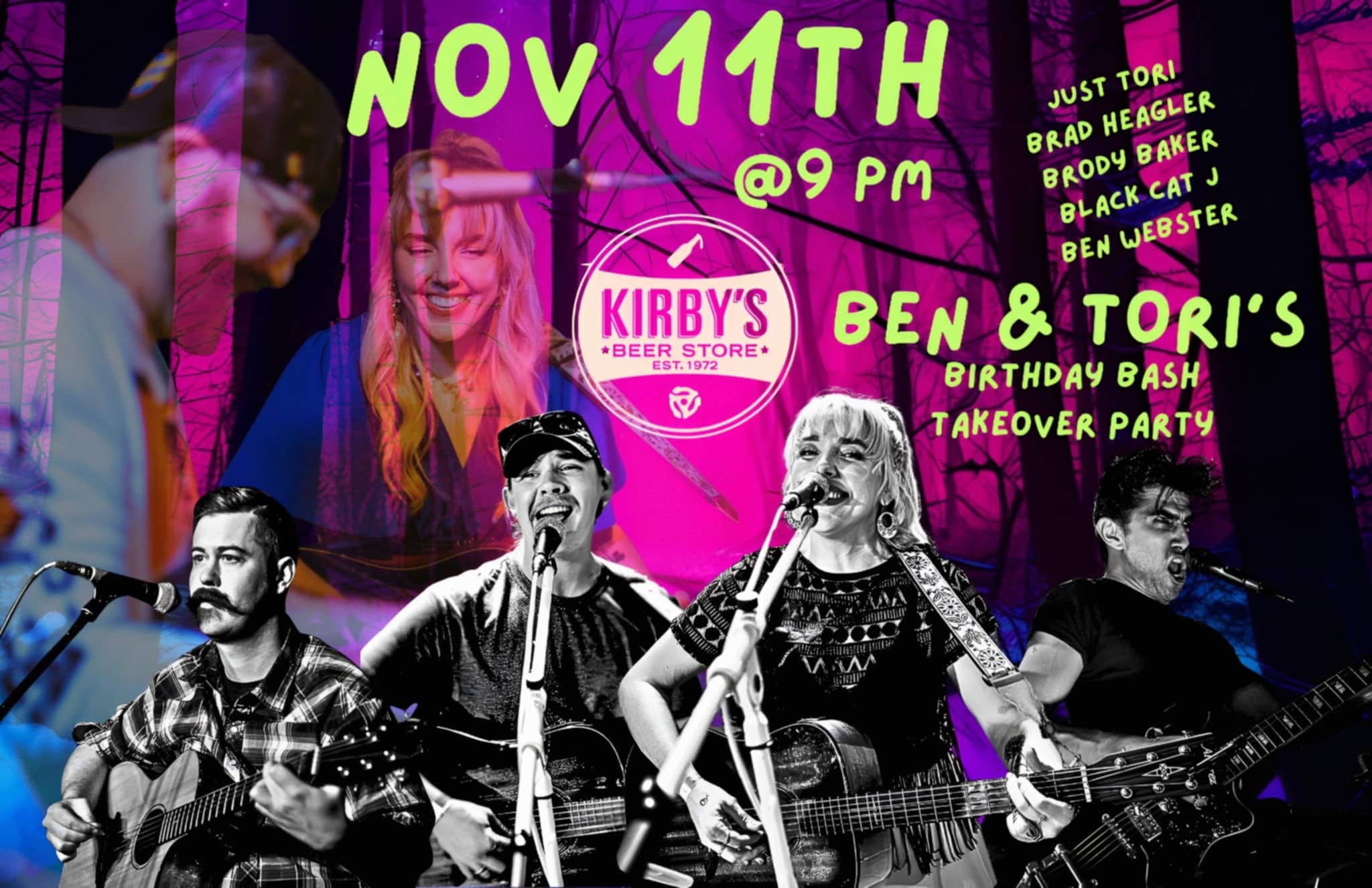 Ben Webster // Just Tori // Brad Heagler // Brody Baker // Black Cat J