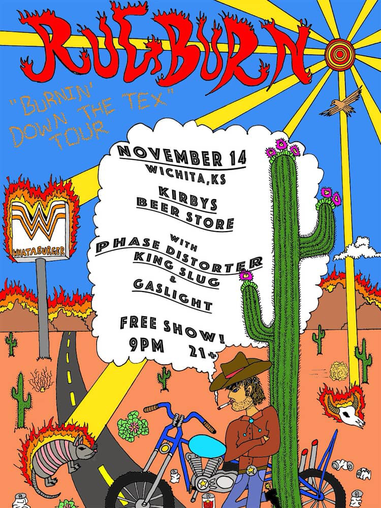 RUGBURN // Simul Astra // King Slug // Gaslight