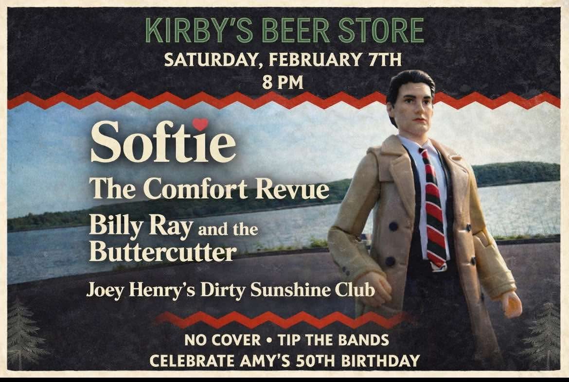 Comfort Revue // Billy Ray and the Buttercutter // Softie // Joey Henry’s Dirty Sunshine Club