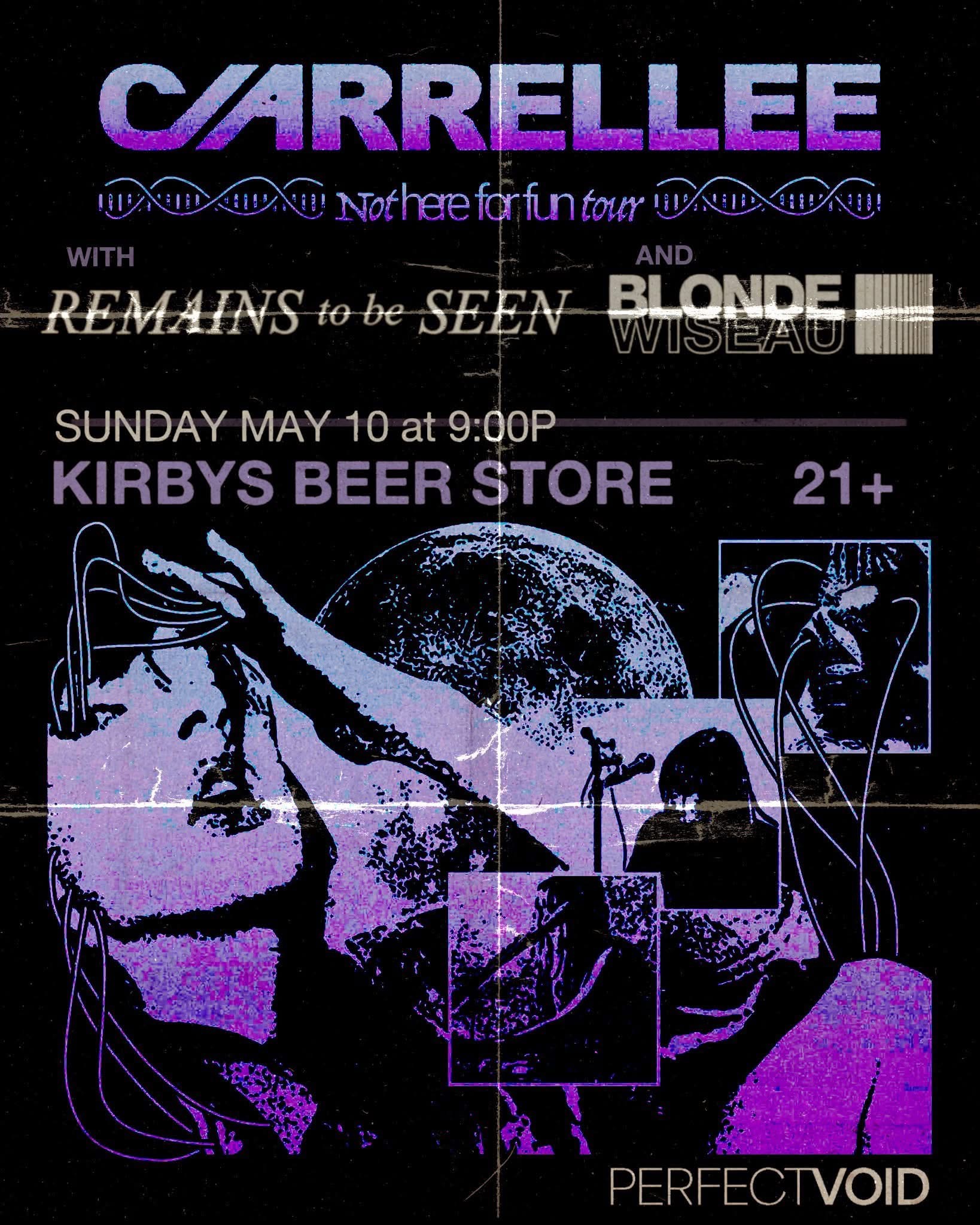 Carrellee // Remains to Be Seen // Blonde Wiseau