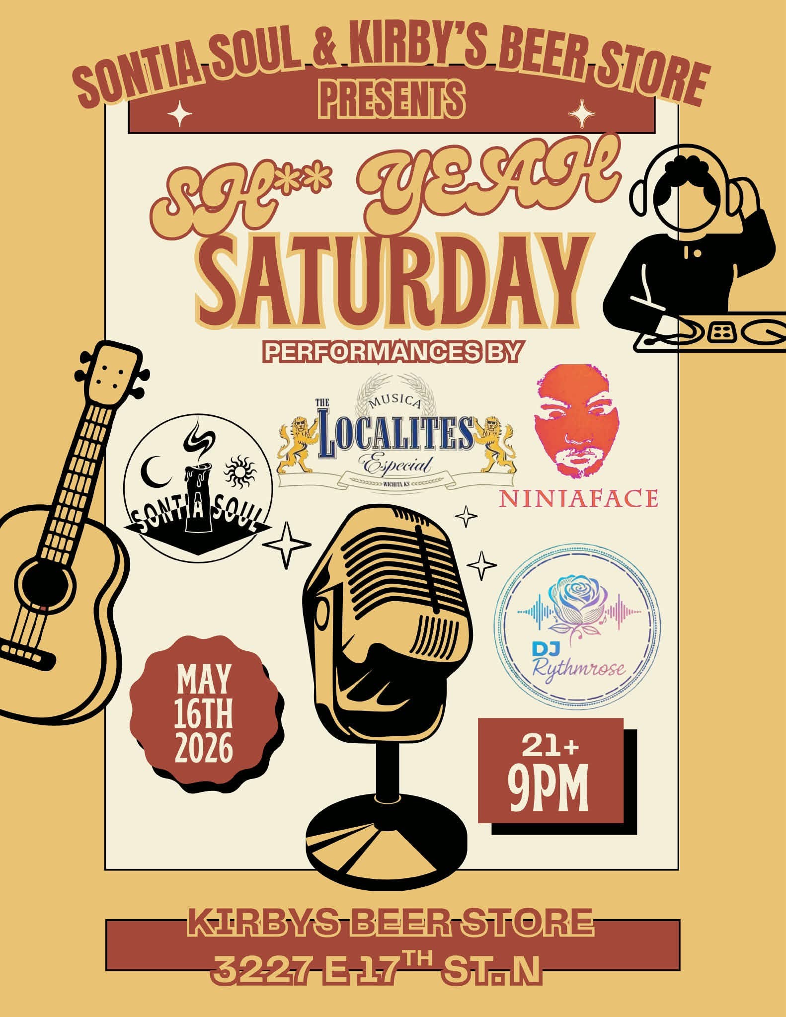 Sontia Soul // The Localites // NINJAFACE // DJ Rythmrose