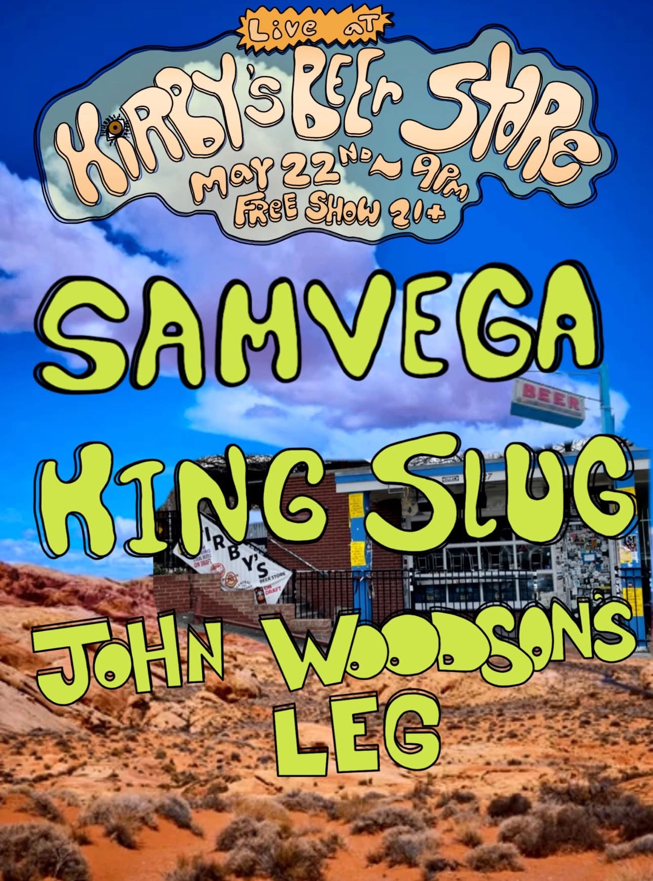 Samvega // King Slug // John Woodson’s Leg