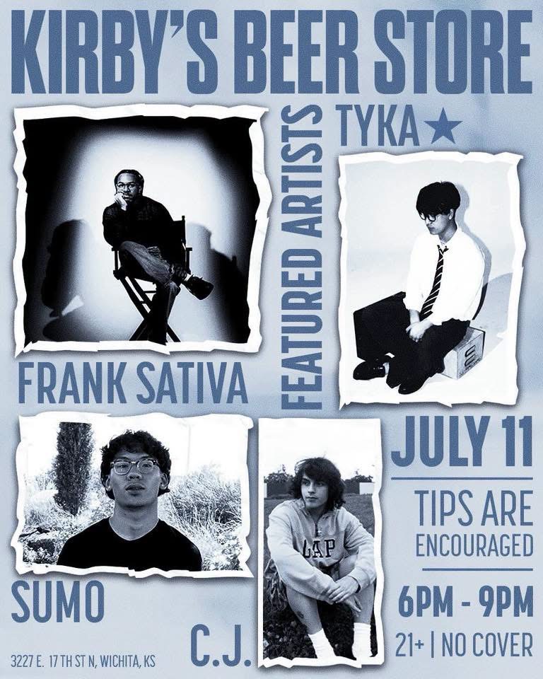 EARLY SHOW: Tyka // Frank Sativa // Sumo // C.J.